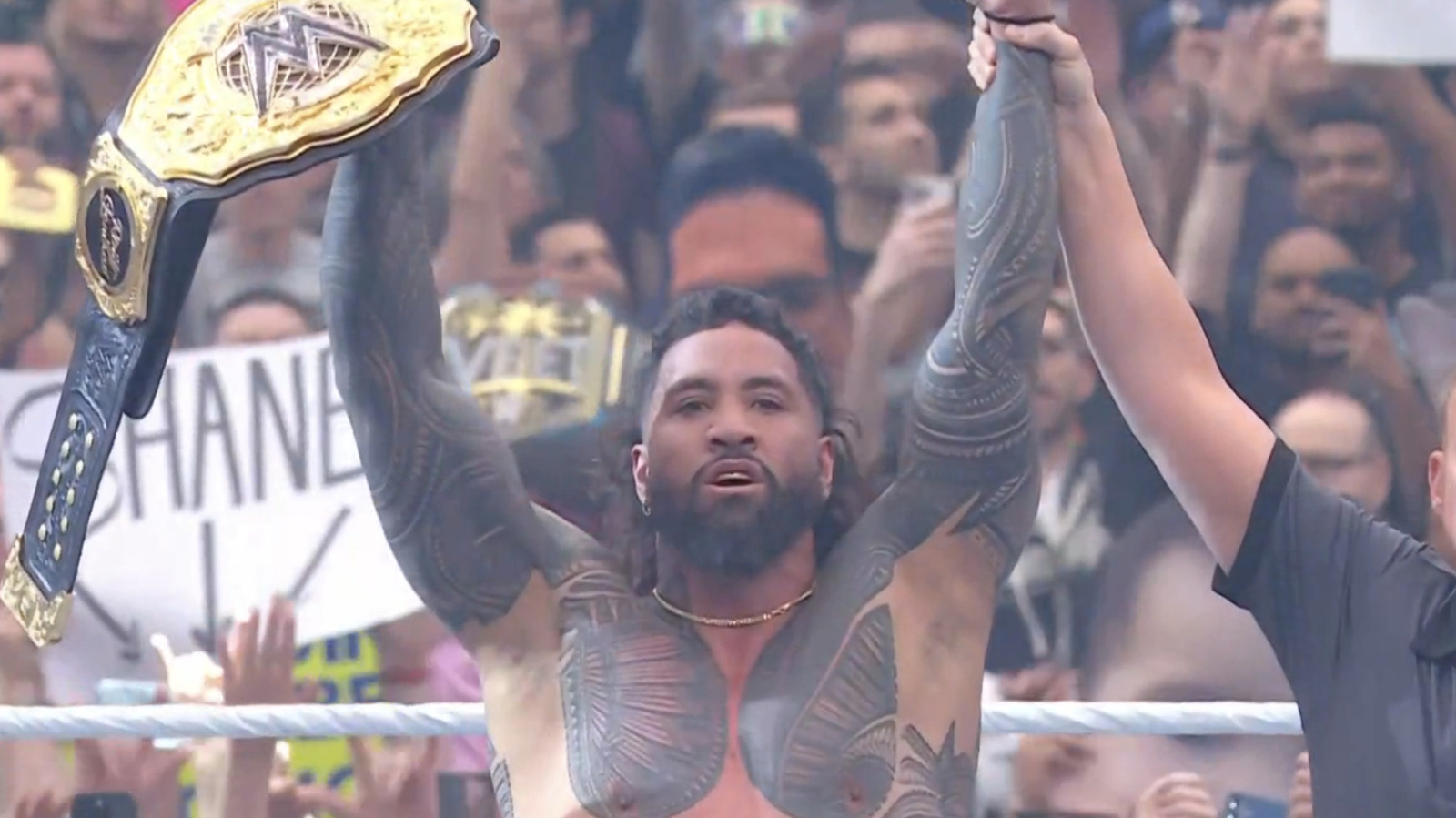 Jey Uso Taps Out GUNTHER, Wins World Heavyweight Title To Open WWE WrestleMania 41