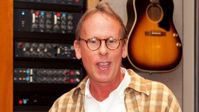 Jim Johnston in his music studio