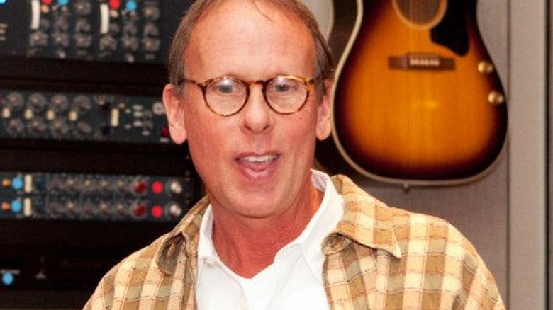 Jim Johnston in his music studio