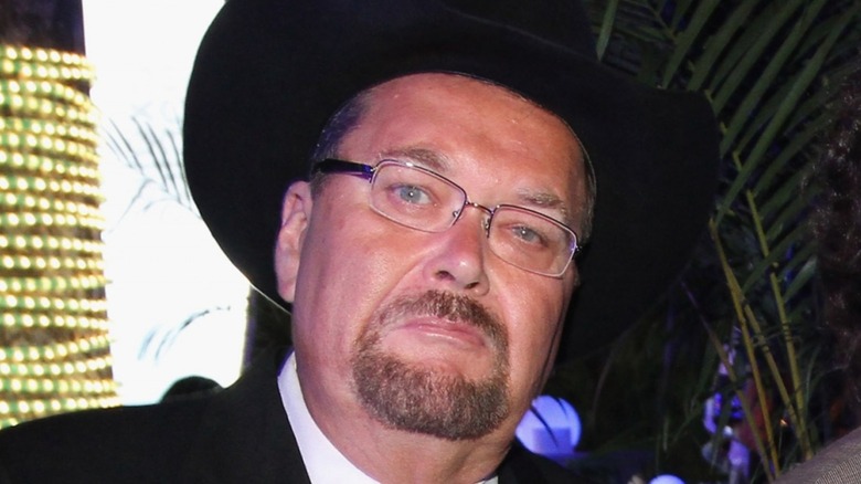 Jim Ross rocking the cowboy hat as always