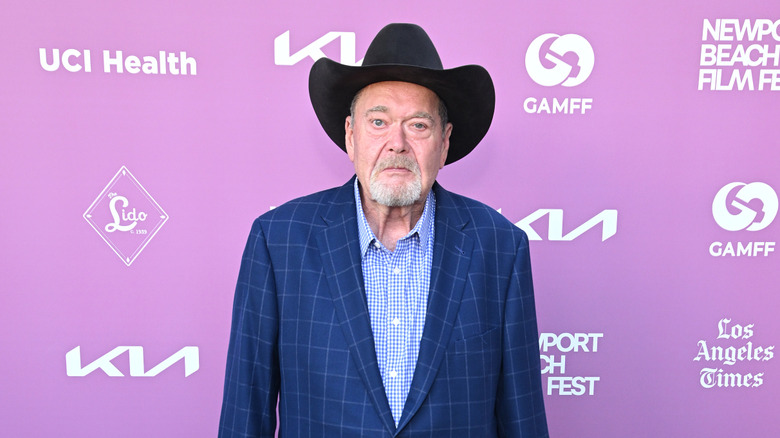WWE legend Jim Ross attends the world premiere of 