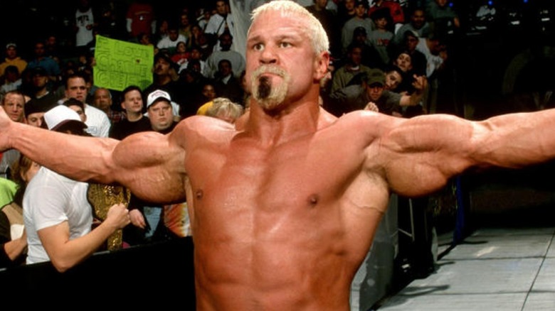 Scott Steiner showing off his physique