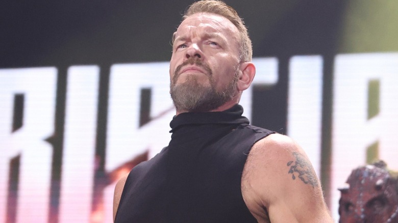 Christian Cage makes his way to the ring