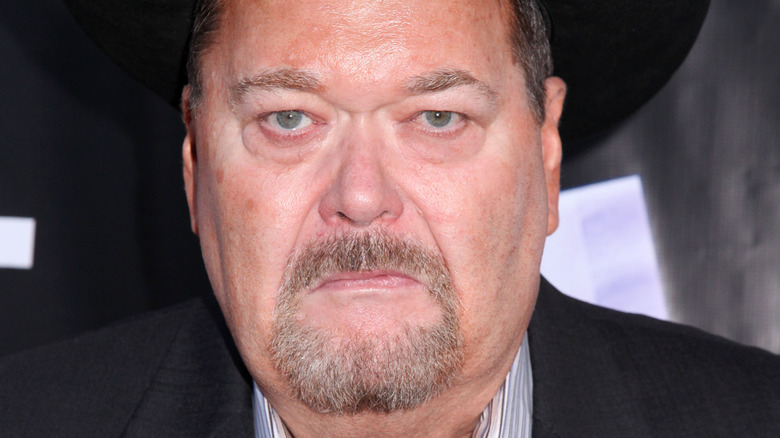 Jim Ross staring 