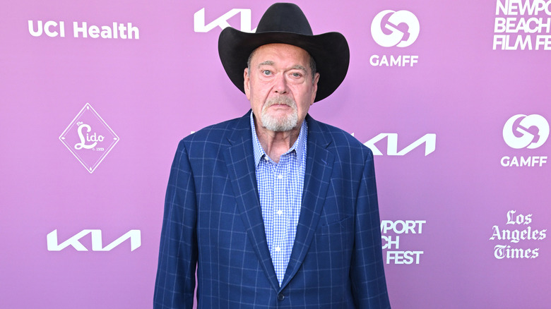 Jim Ross attends event