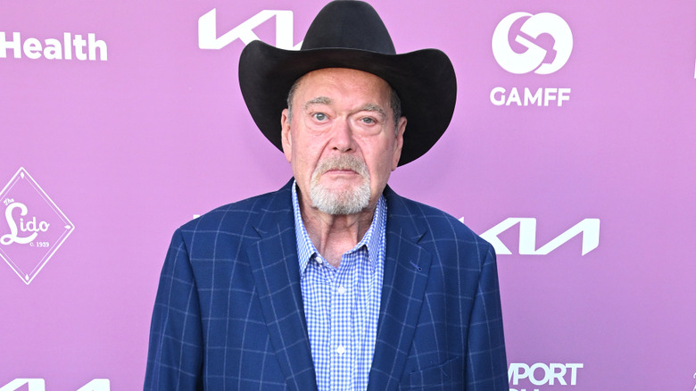 Jim Ross on the red carpet