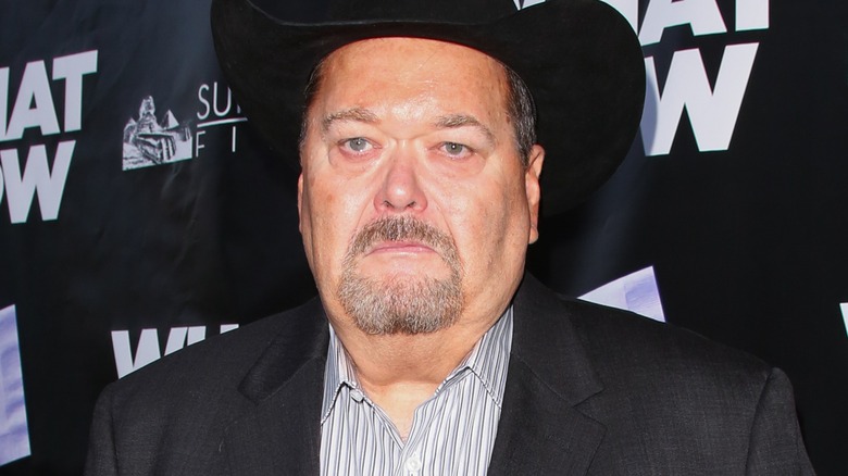 Jim Ross staring 