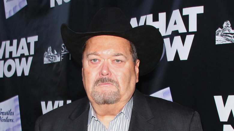 Jim Ross in a black hat