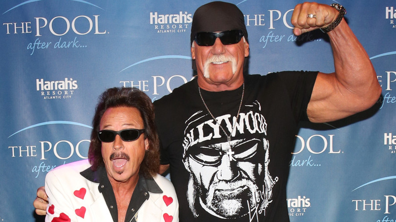 WWE Super Star Wrestler Hulk Hogan along with Jimmy Hart hosted the Pool After Dark, Harrah's Atlantic City, NJ on Saturday October 10, 2015.