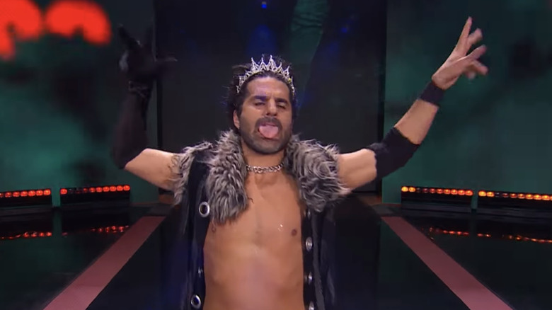 Jimmy Jacobs makes an entrance