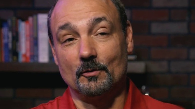 Jimmy Korderas being interviewed 