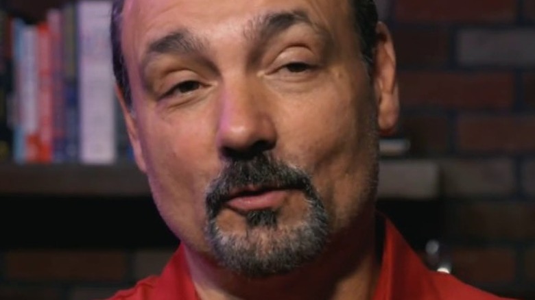 Jimmy Korderas being interviewed 