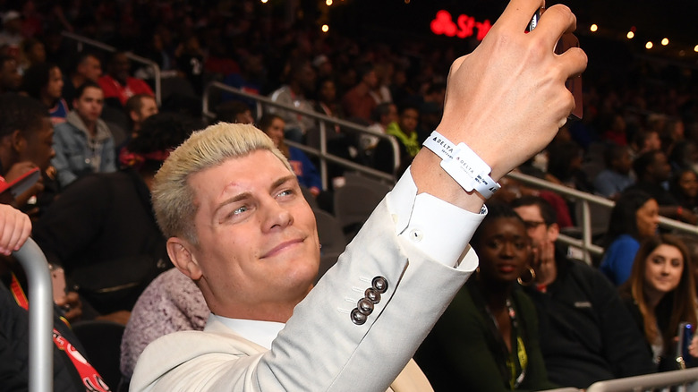 Cody Rhodes poses