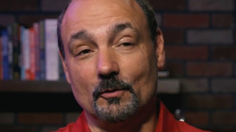 Jimmy Korderas being interviewed 