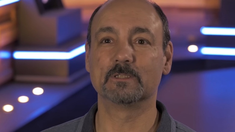 Jimmy Korderas takes part in an interview