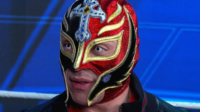 Rey Mysterio in red mask