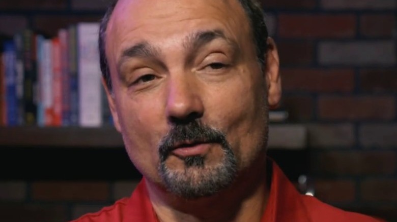 Jimmy Korderas being interviewed 