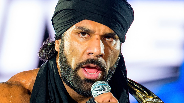 Jinder Mahal speaking