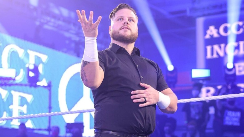 Joe Gacy during his "NXT" promo where originally debuted his character.
