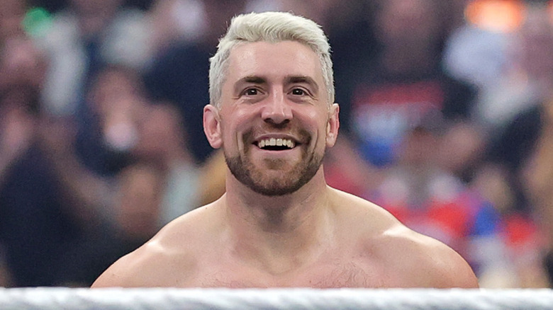 Joe Hendry smiling at WrestleMania