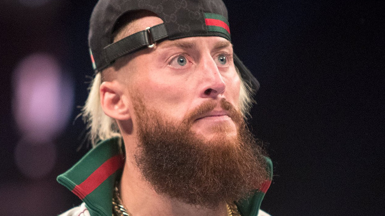 Enzo Amore looking upset