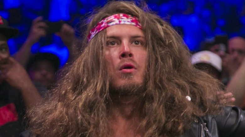 Joey Janela making a surprised face