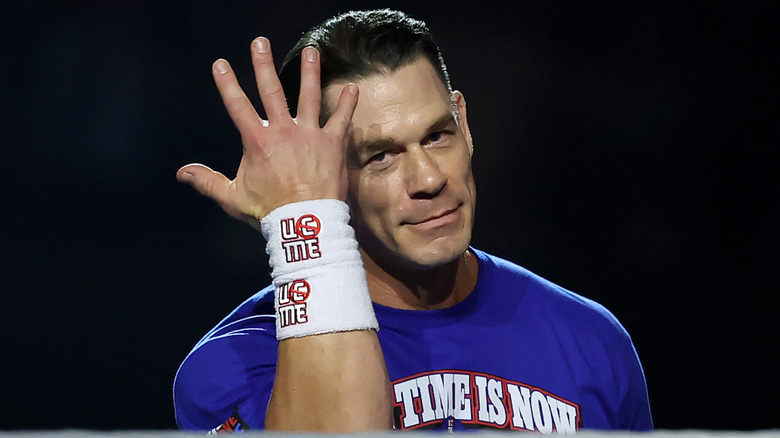 John Cena doing his hand pose