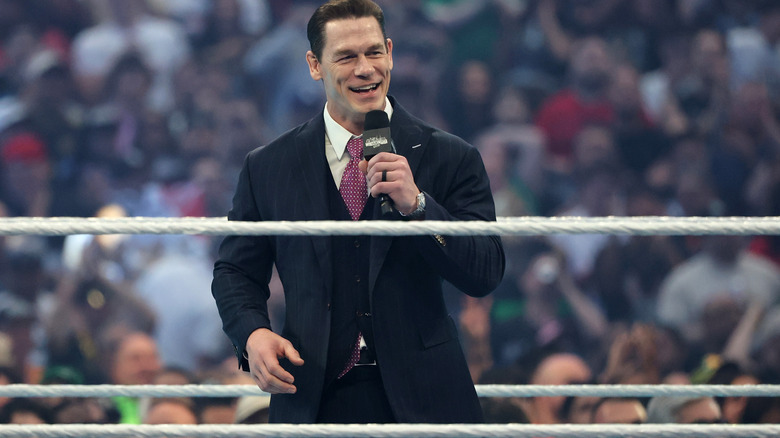 John Cena hosting WrestleMania 42