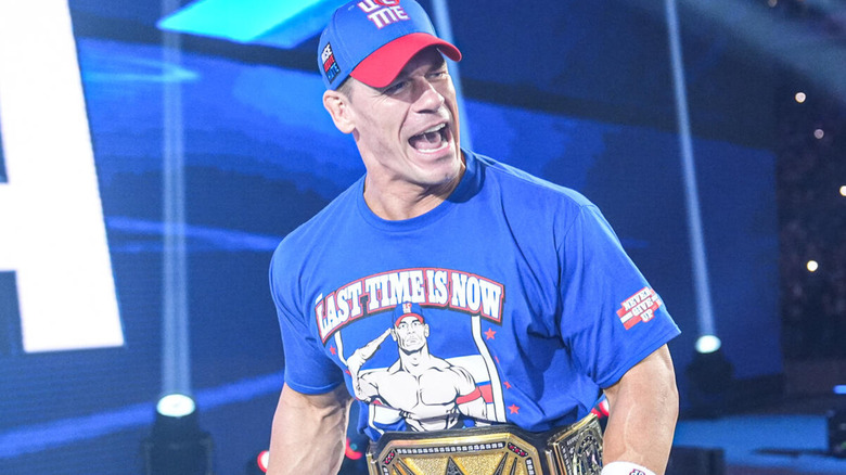 John Cena makes his entrance