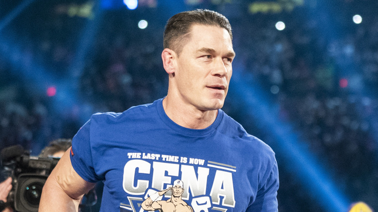 John Cena at the WWE Royal Rumble