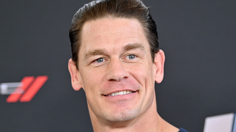 John Cena smiles