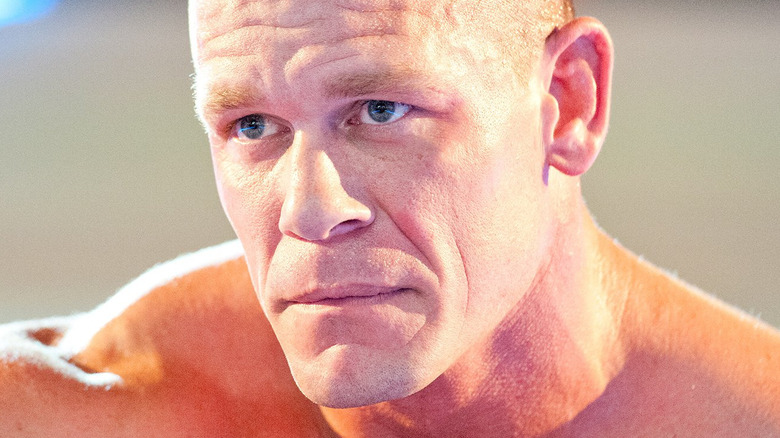 John Cena looking sad
