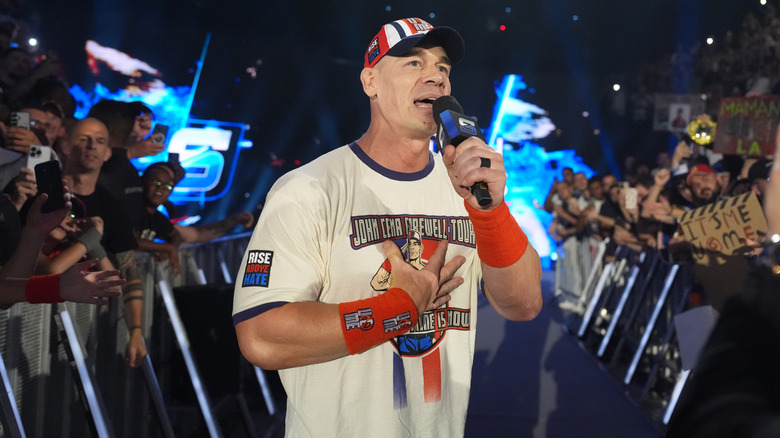 John Cena on the mic