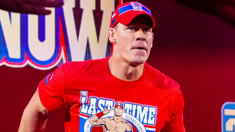 John Cena makes his entrance