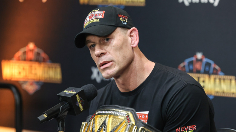 John Cena at WreslteMania 41 night two post press conference