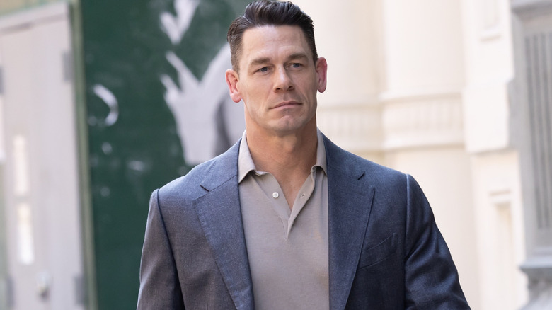 John Cena wearing a suit