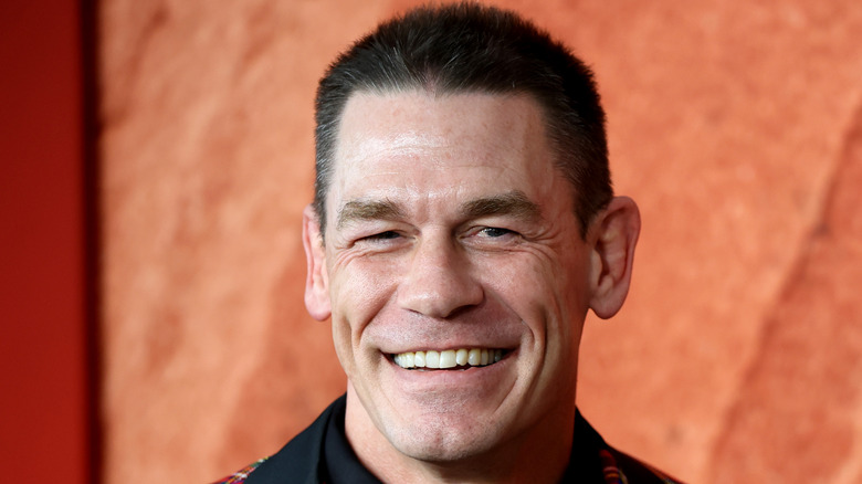 John Cena smiling on the red carpet