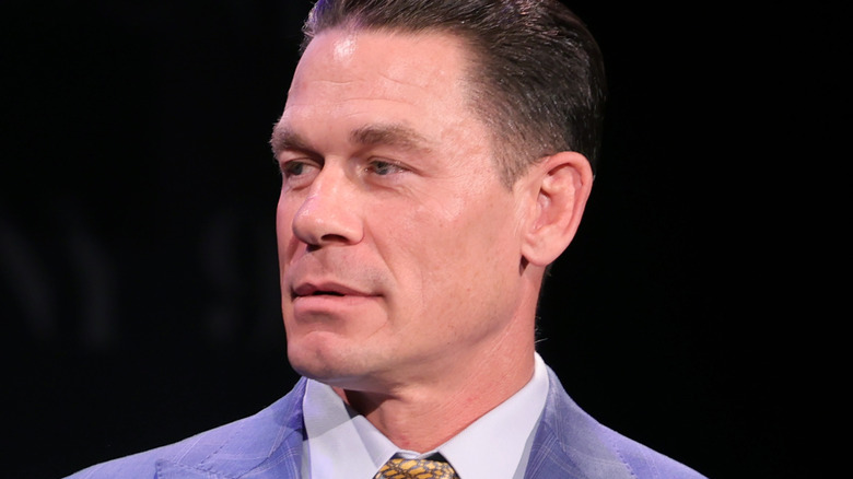 John Cena being interviewed 