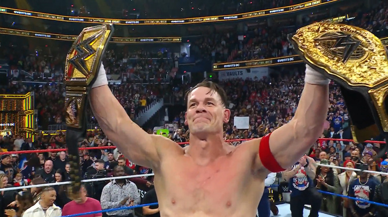 John Cena bows out with the WWE and World Heavyweight titles