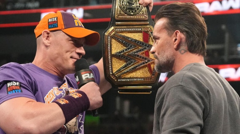 CM Punk challenges John Cena for the WWE Championship