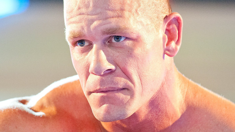 John Cena looking sad