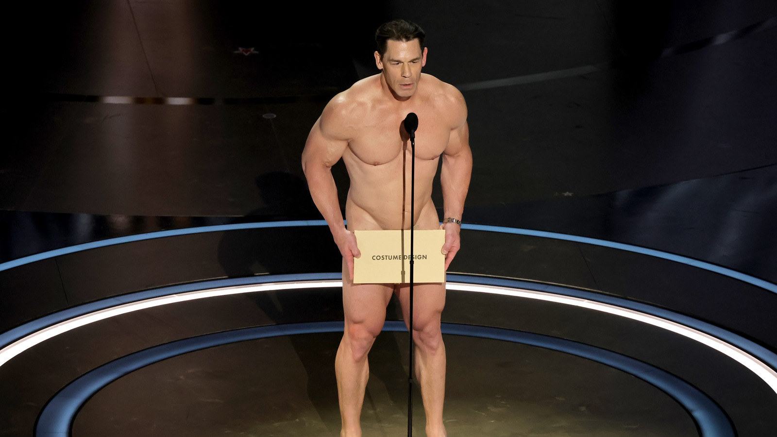 John Cena's Naked Appearance At The 2024 Oscars Took A Shot At His Iconic Look