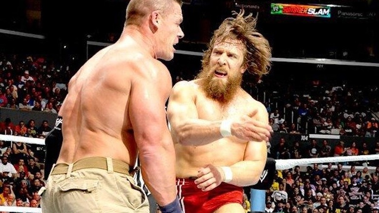 Daniel Bryan slaps John Cena at WWE SummerSlam 2013