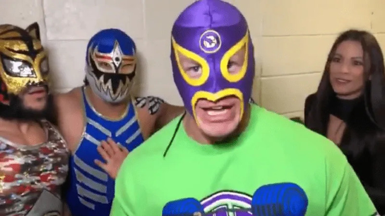 "Juan" Cena appearing alongside Lucha House Party