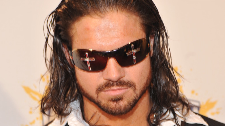 John Morrison wearing sunglasses