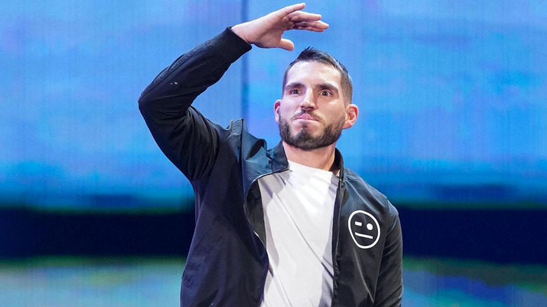 Johnny Gargano looking out into the crowd