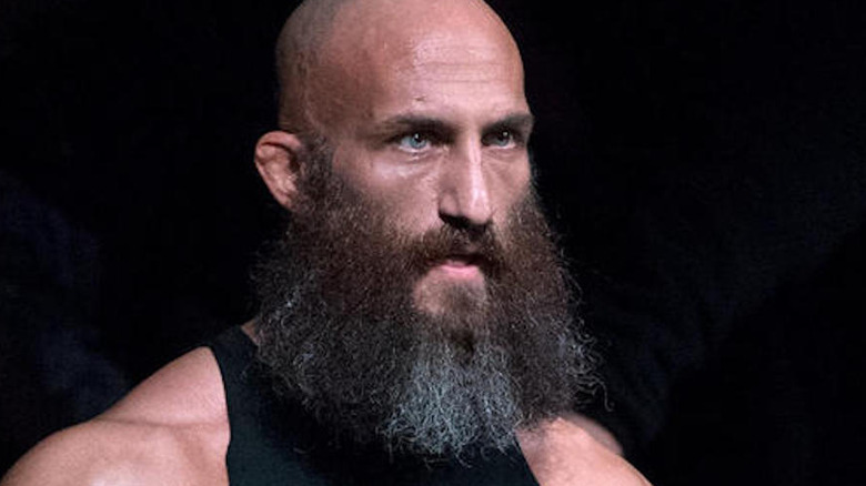 Tommaso Ciampa glowering