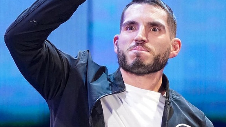 Johnny Gargano looks out to the crowd