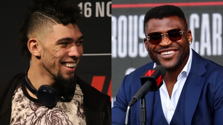 Johnny Walker and Francis Ngannou