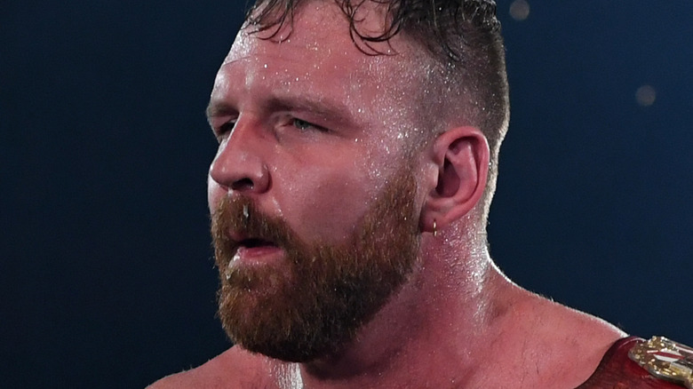 Jon Moxley sweating